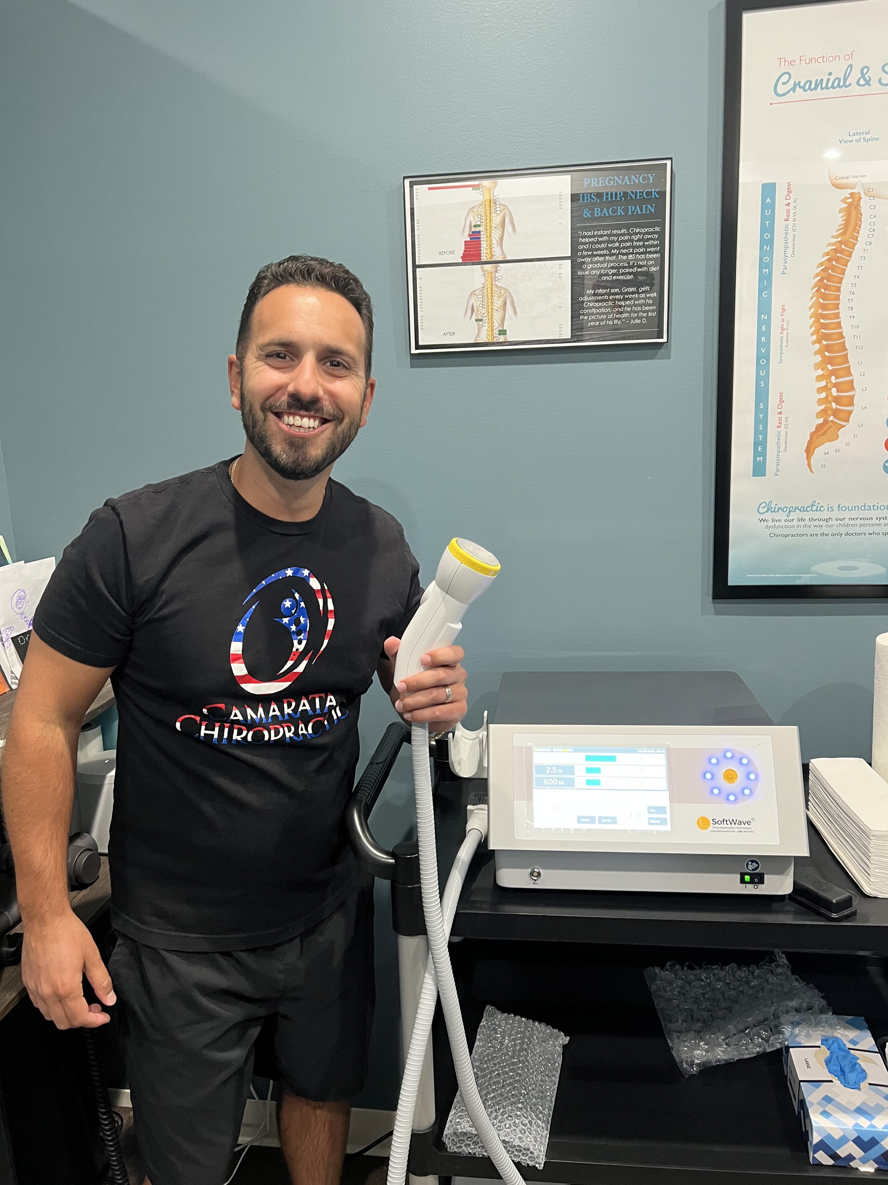 Dr. Sam Camarata: Pioneering SoftWave Therapy at Camarata Chiropractic & Wellness in North Chili of Rochester NY
